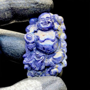 Mặt Phật Di Lặc Sapphire Xanh Hero #MSP-0820-07