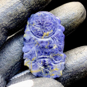 Mặt Phật Di Lặc Sapphire Xanh Hero #MSP-0820-07 1