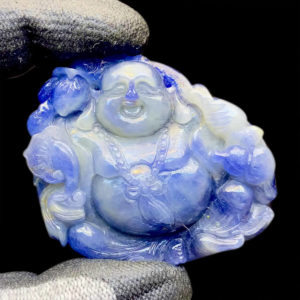 Mặt Phật Di Lặc Sapphire Xanh Hero - Lục Yên #MSP-0820-08