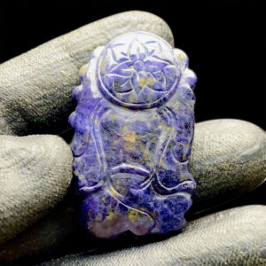 Mặt Phật Di Lặc Sapphire Xanh Hero #MSP-0825-04 1