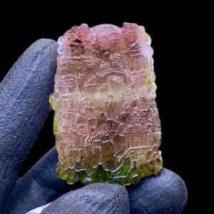 Mặt Quan Thế Âm Bồ Tát Tourmaline Lục Yên #MTM-0805-01 1