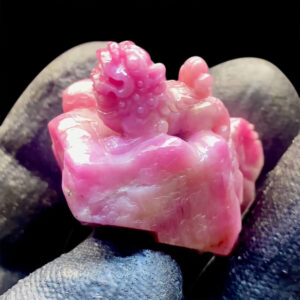 Mặt Dây Chuyền Cụ Kỳ Lân Ruby Indo #MRB-0903-03 1