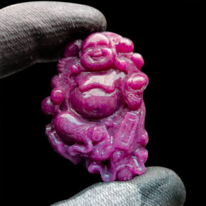 Mặt Phật Di Lặc Ruby Huyết Phi Tự Nhiên #MRB-0923-03