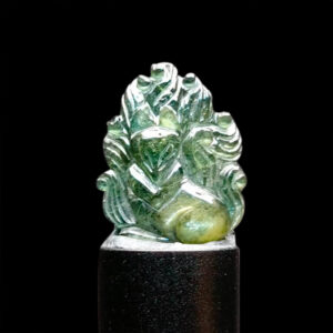 Mặt Hồ Ly Đá Sapphire Tự Nhiên #MSP-0923-06