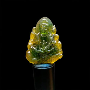 Mặt Quan Âm Tự Tại Sapphire Xanh #MSP-0923-07