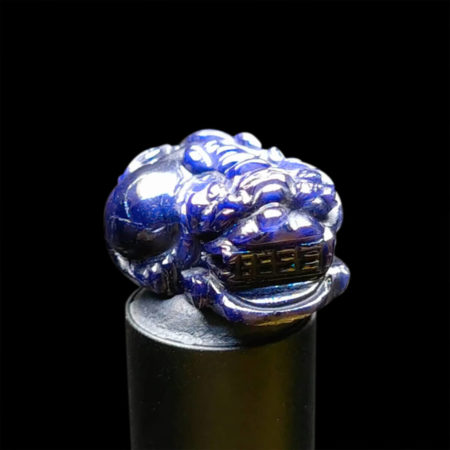 Mặt Tỳ Hưu Đá Sapphire Xanh Hero Tự Nhiên #MSP-0923-08