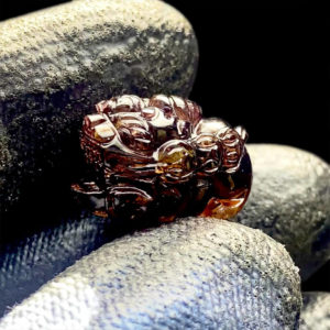 Mặt Cụ Tỳ Hưu Tài Lộc Tourmaline Lục Yên #MTM-0903-02 1