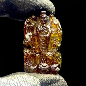 Mặt Quan Thế Âm Bồ Tát Tourmaline Lục Yên #MTM-0903-04