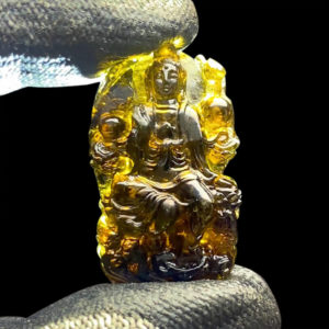 Mặt Quan Thế Âm Bồ Tát Tourmaline Lục Yên #MTM-0903-05 1