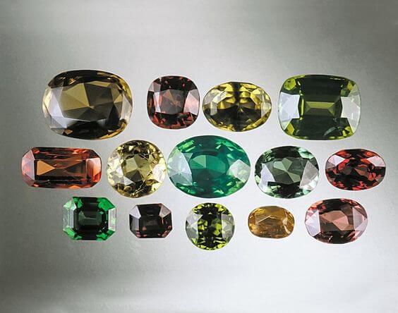 Các Loại Màu Sắc đá Zircon Các Loại Màu Sắc đá Zircon