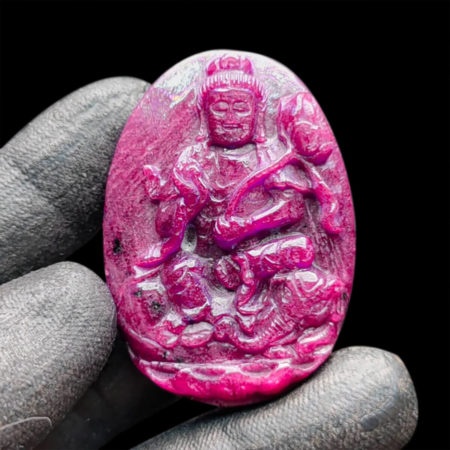 Mặt Phật Phổ Hiền Bồ Tát Ruby Huyết Phi #MRB-1004-03