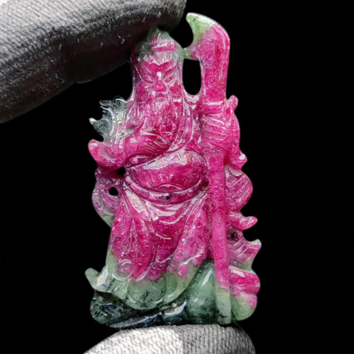 Mặt Quan Thánh Đế Quân Ruby Phi #MRB-1004-04
