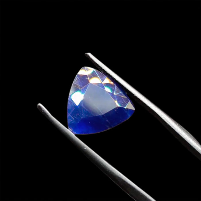 Mặt Nhẫn Đá Sapphire Xanh Hero Tự Nhiên #MSP-0923-13