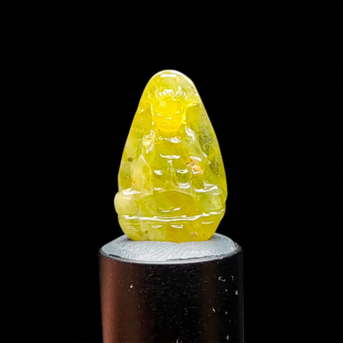 Mặt Quan Thế Âm Bồ Tát Sapphire Vàng vs Xanh Lá #MSP-1004-05