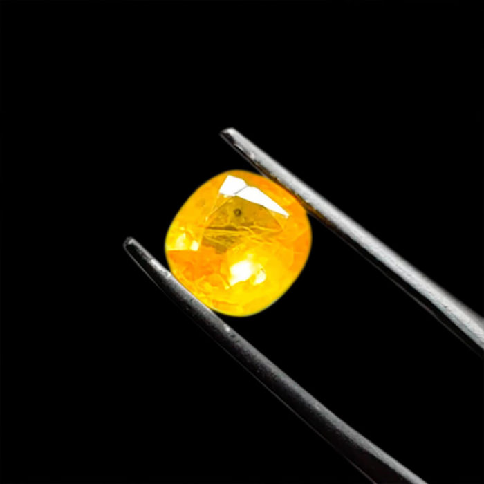 Mặt Nhẫn Đá Sapphire Vàng - Tự Nhiên #MSP-1005-03