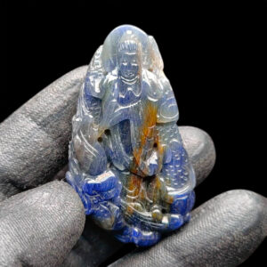 Mặt Quan Thế Âm Bồ Tát Sapphire Xanh Hero + Xám #MSP-1007-09