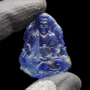 Mặt Quan Thế Âm Bồ Tát Sapphire Xanh Hero Lục Yên #MSP-1013-10