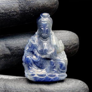 Mặt Quan Thế Âm Bồ Tát Sapphire Xanh Hero Lục Yên #MSP-1013-19