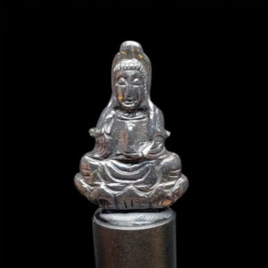 Mặt Quan Thế Âm Bồ Tát Sapphire Đen - Tự Nhiên 100% #MSP-1013-30