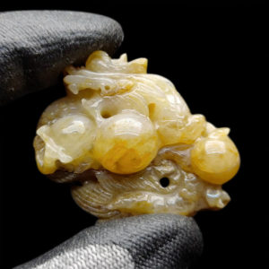 Mặt Rồng Sapphire Trắng Vàng Lục Yên - Tự Nhiên #MSP-1015-01