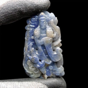 Mặt Quan Thế Âm Bồ Tát Sapphire Xanh Hero - Lục Yên #MSP-1015-08