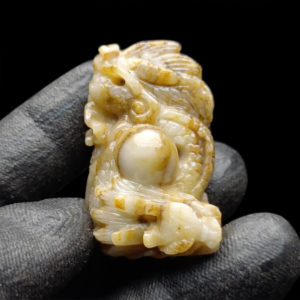 Mặt Rồng Sapphire Trắng Vàng Lục Yên - Tự Nhiên #MSP-1015-09