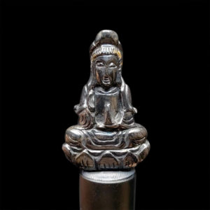 Mặt Quan Thế Âm Bồ Tát Sapphire Đen - Tự Nhiên 100% #MSP-1015-38