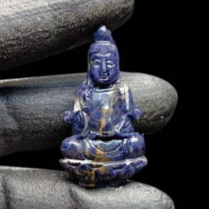 Mặt Quan Thế Âm Bồ Tát Sapphire Xanh Hero #MSP-1021-01