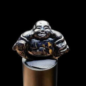 Mặt Phật Di Lặc Sapphire Xanh Đen #MSP-1021-04