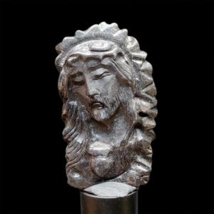 Mặt Chúa Giê Su Sapphire Đen #MSP-1021-06