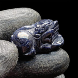 Mặt Tỳ Hưu Đá Sapphire Xanh Hero #MSP-1021-08