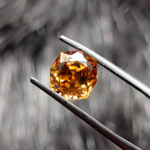 Mặt Nhẫn Đá Zircon Cam