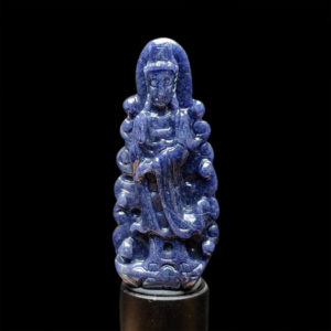 Mặt Quan Thế Âm Bồ Tát Sapphire Xanh Hero #MSP-1021-12