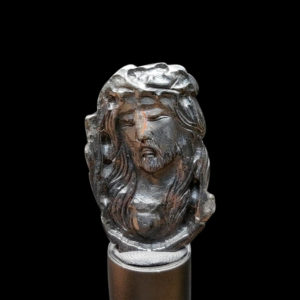 Mặt Chúa Giê Su Sapphire Đen #MSP-1021-14