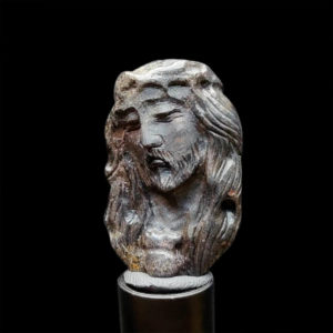 Mặt Chúa Giê Su Sapphire Đen #MSP-1021-15