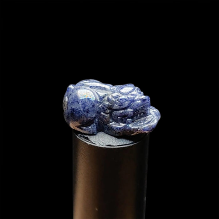Mặt Tỳ Hưu Đá Sapphire Xanh Hero #MSP-1021-17