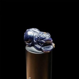 Mặt Tỳ Hưu Đá Sapphire Xanh Hero #MSP-1021-18