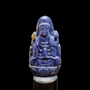 Mặt Quan Thế Âm Bồ Tát Sapphire Xanh Hero #MSP-1021-20