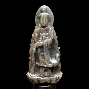 Mặt Quan Thế Âm Bồ Tát Sapphire Xám #MSP-1021-21