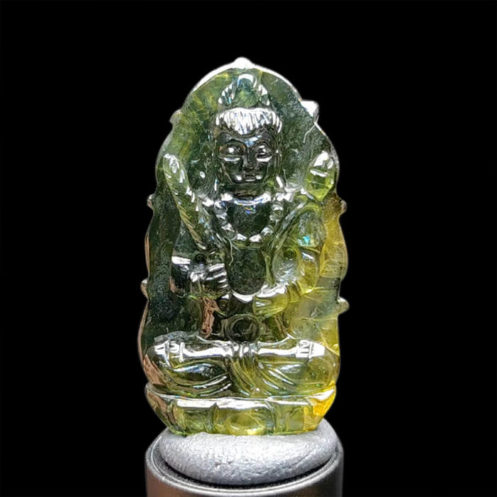 Mặt Phật Hư Không Tạng Bồ Tát Sapphire Xanh #MSP-1024-24