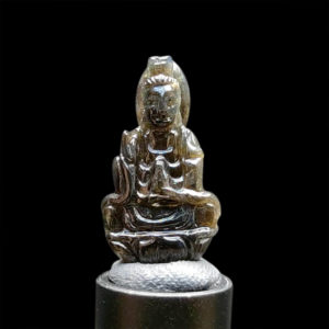 Mặt Quan Thế Âm Bồ Tát Sapphire Xanh Đen #MSP-1024-28