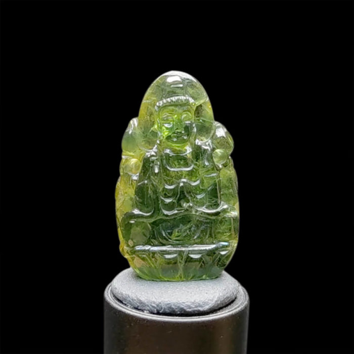 Mặt Quan Thế Âm Bồ Tát Sapphire Xanh #MSP-1024-29