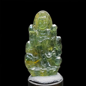 Mặt Quan Thế Âm Bồ Tát Sapphire Xanh #MSP-1024-33