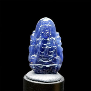 Mặt Quan Thế Âm Bồ Tát Sapphire Xanh Hero #MSP-1024-35