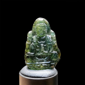 Mặt Quan Thế Âm Bồ Tát Sapphire Xanh #MSP-1024-36