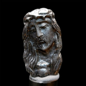 Mặt Chúa Giê Su Sapphire Đen #MSP-1025-03