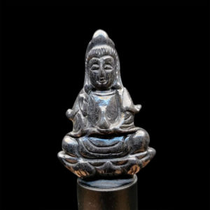 Mặt Quan Thế Âm Bồ Tát Sapphire Đen #MSP-1025-11