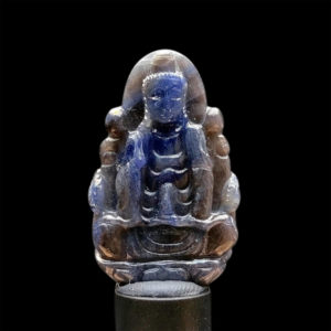 Mặt Quan Thế Âm Bồ Tát Sapphire Xanh Xám #MSP-1111-06