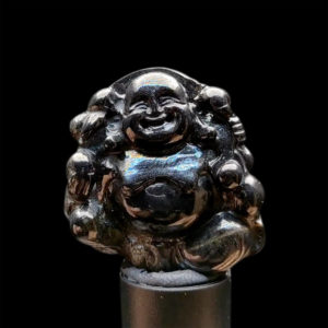 Mặt Phật Di Lặc Sapphire Đen #MSP-1111-09