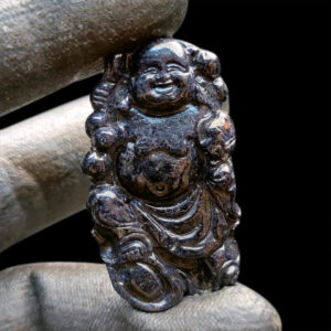 Mặt Phật Di Lặc Sapphire Đen #MSP-1111-10